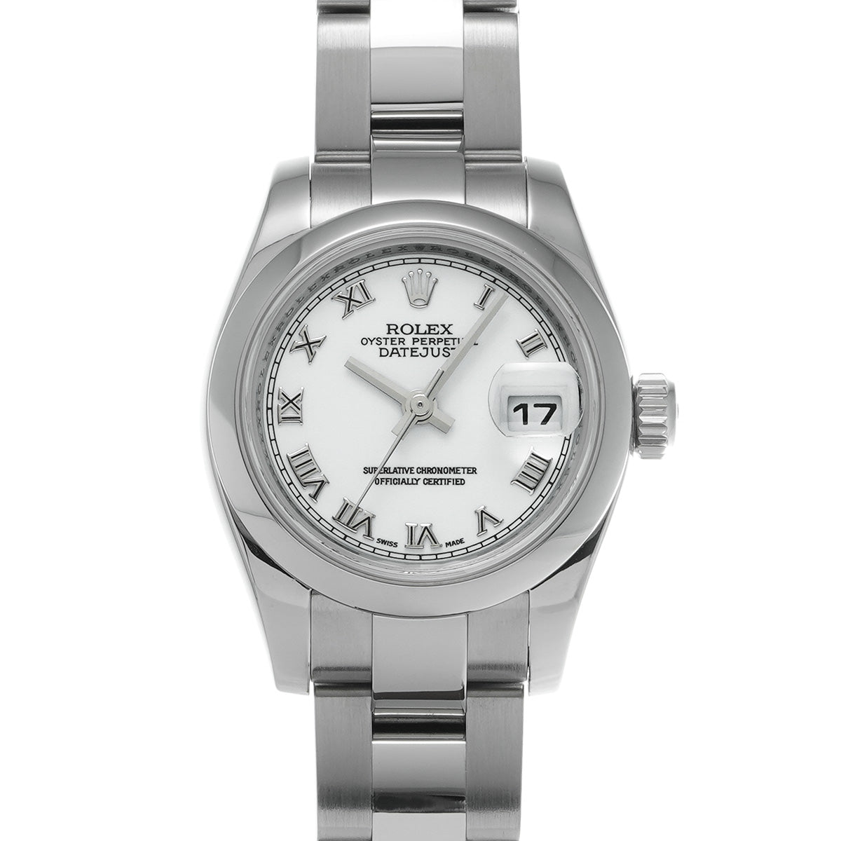 DATE JUST 179160 Z (made around 2006) Silver ROLEX Ladies [Pre-Owned].