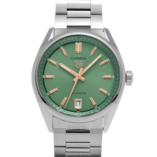 CARRERA Calibre 7 Date WBN2312.BA0001 Green TAG HEUER Men's [Pre-Owned].