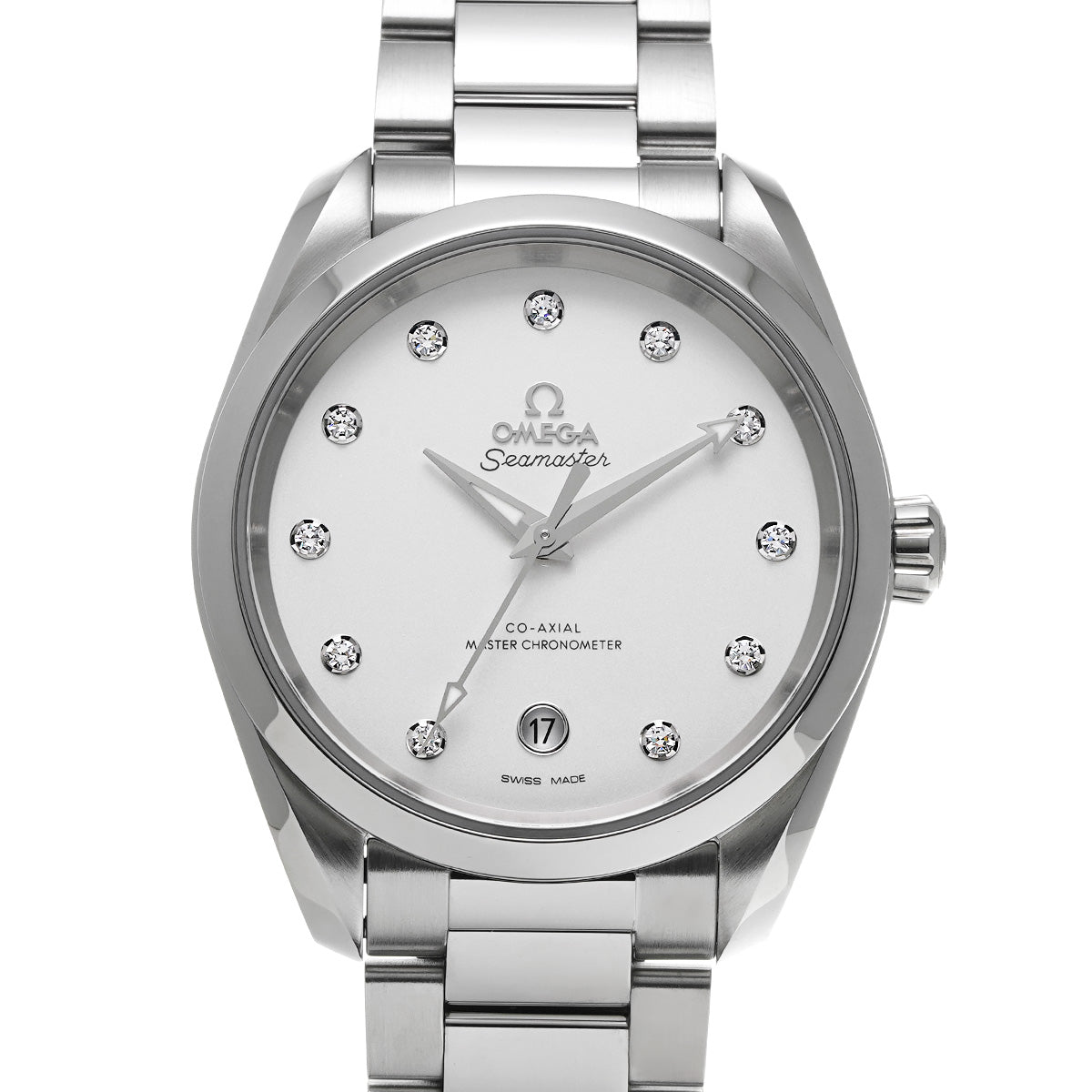 Seamaster Aqua Terra Co-Axial Master Chronometer 220.10.38.20.52.001 Silver/Diamond OMEGA Men's [New]