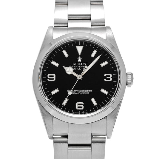 Explorer 14270 S (manufactured circa 1993) Black ROLEX Men's [Pre-Owned].