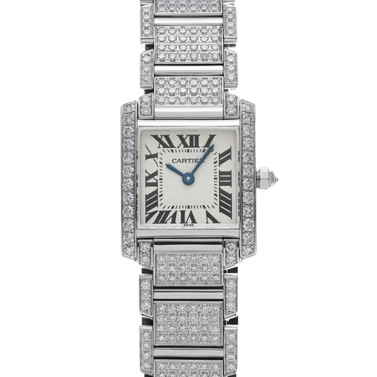 Tank Francaise SM WE1002SD Silver CARTIER Ladies [Pre-owned]