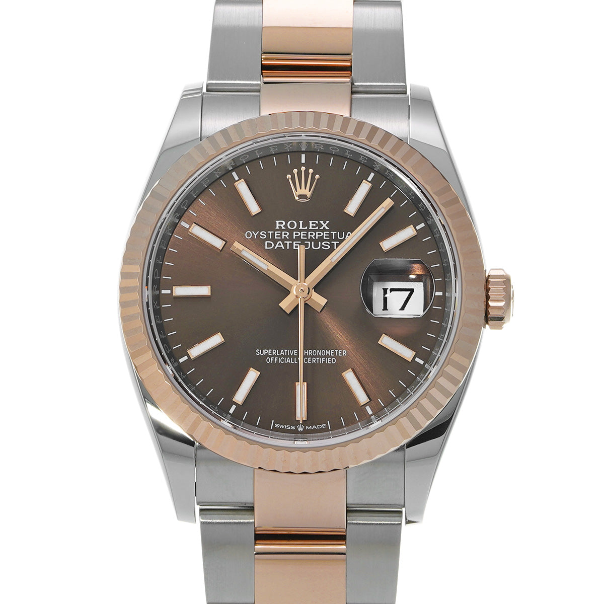 DATE JUST 36 126231 Random Serial Chocolate ROLEX Men's [Pre-Owned].