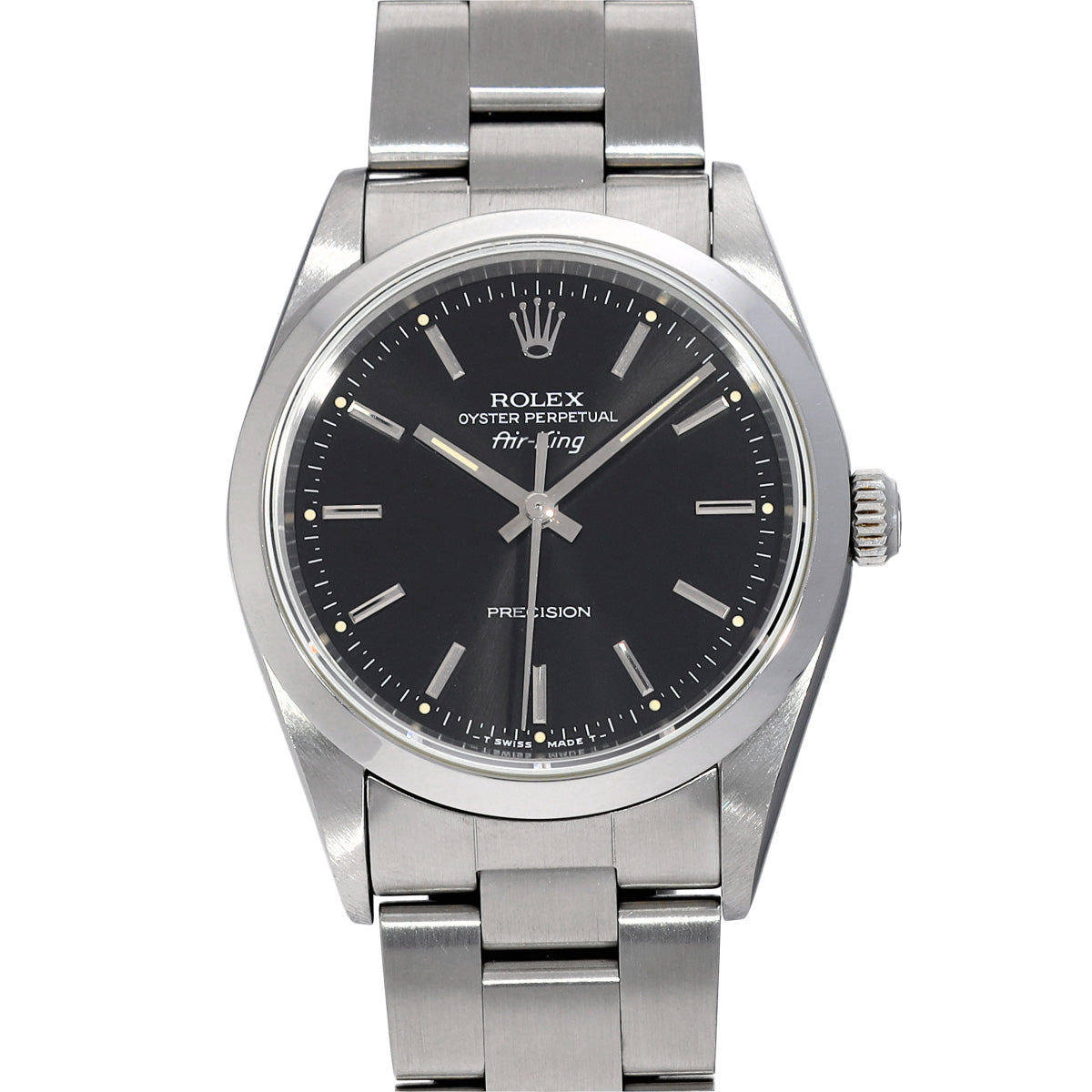 Air-King 14000 W (made around 1995) Black ROLEX Men's [Pre-Owned].