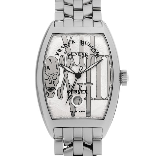 Tonneau Carvex Gothic Allonge 7880SCDTGOTHREL Silver FRANCK MULLER Men's [Pre-owned].