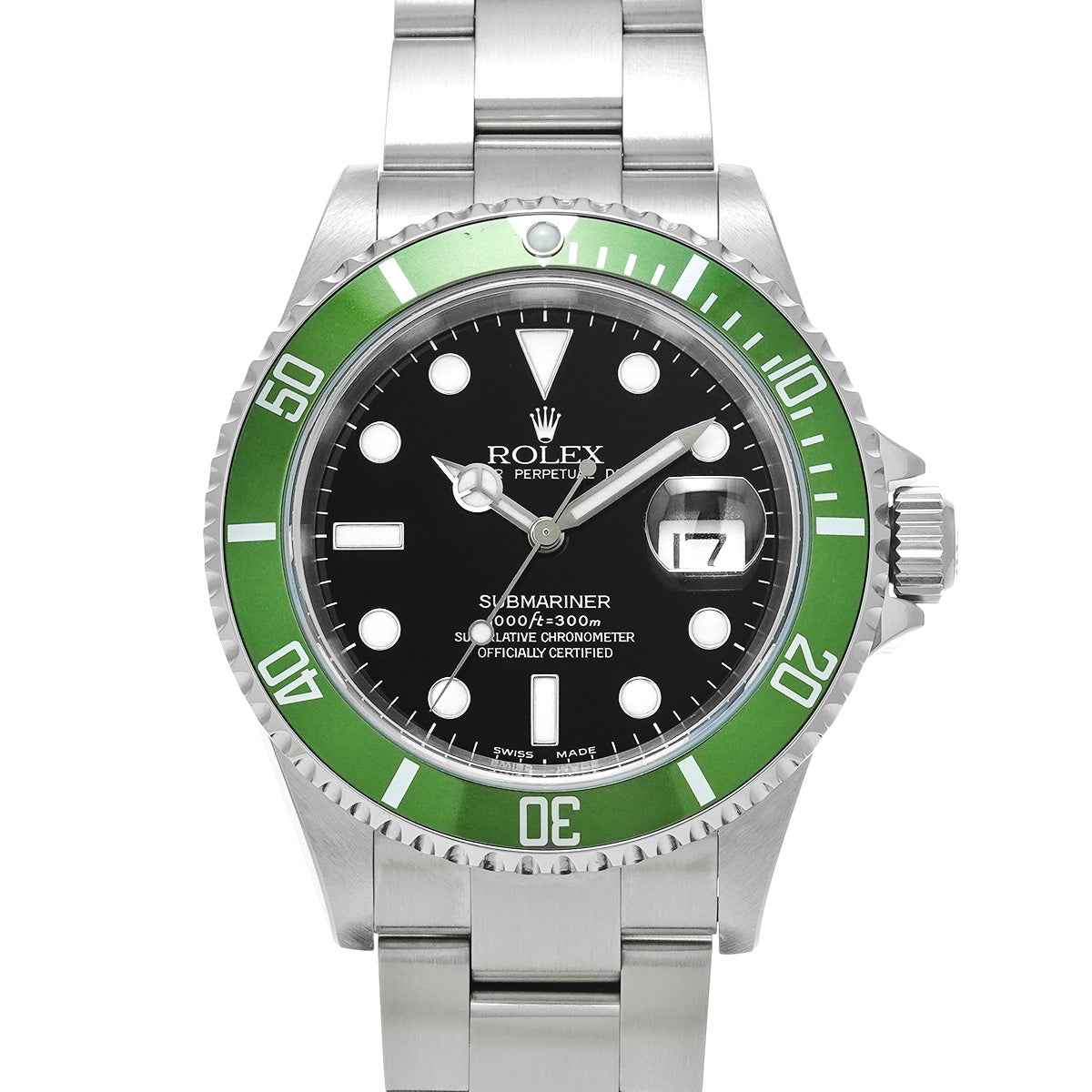 Submariner Date 16610LV F No. (manufactured circa 2003) Black ROLEX Men's [Pre-Owned].