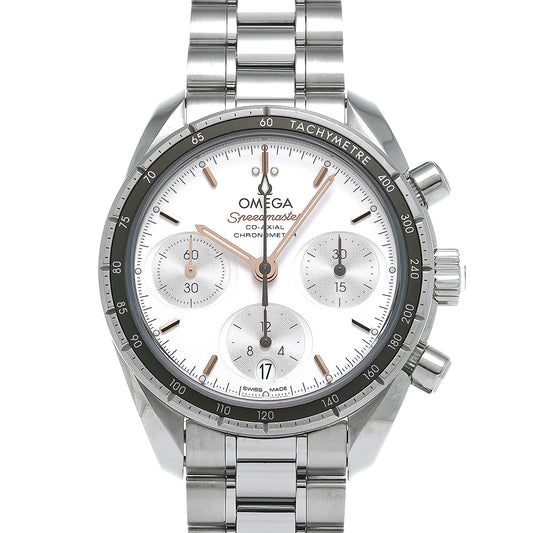 Speedmaster 38 Co-Axial 324.30.38.50.02.001 Opaline Silver OMEGA Unisex [Pre-Owned].