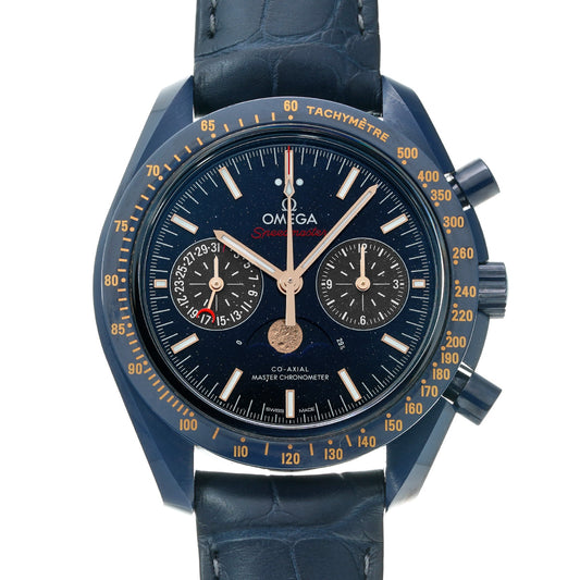 Speedmaster Moon Watch Blue Side of the Moon Master Chronometer Moonphase 304.93.44.52.03.002 Blue/Aventurine Glass OMEGA Mens [Pre-Owned].