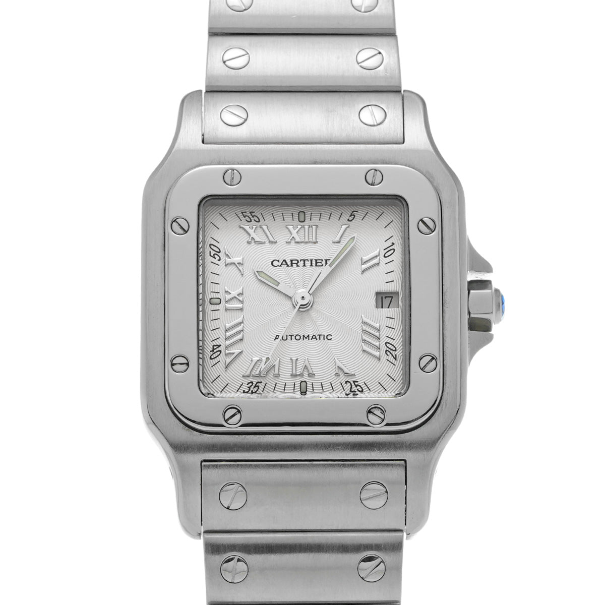 Santos Galve LM W20040D6 Silver CARTIER Men's [Pre-owned]
