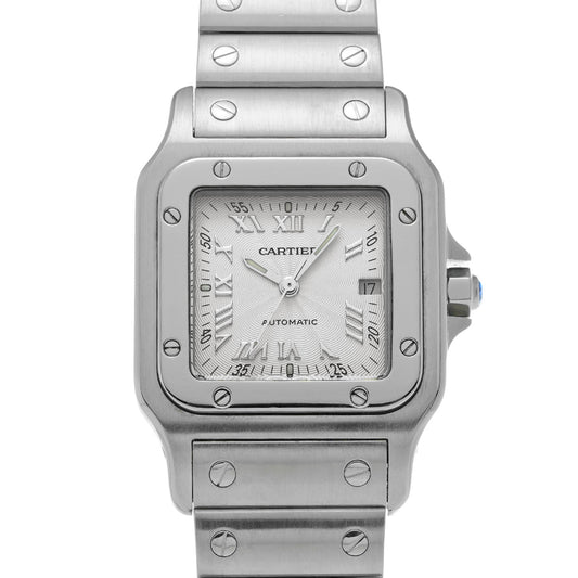 Santos Galve LM W20040D6 Silver CARTIER Men's [Pre-owned]
