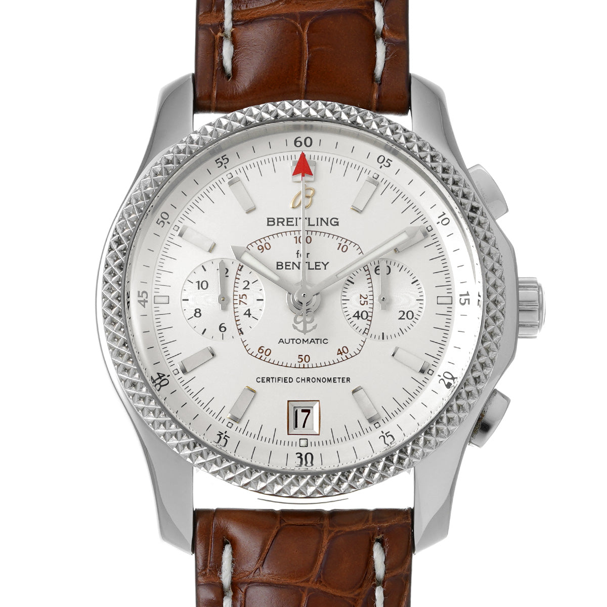 Bentley Mark VI P266G11SP Silver BREITLING Men's [Pre-Owned].