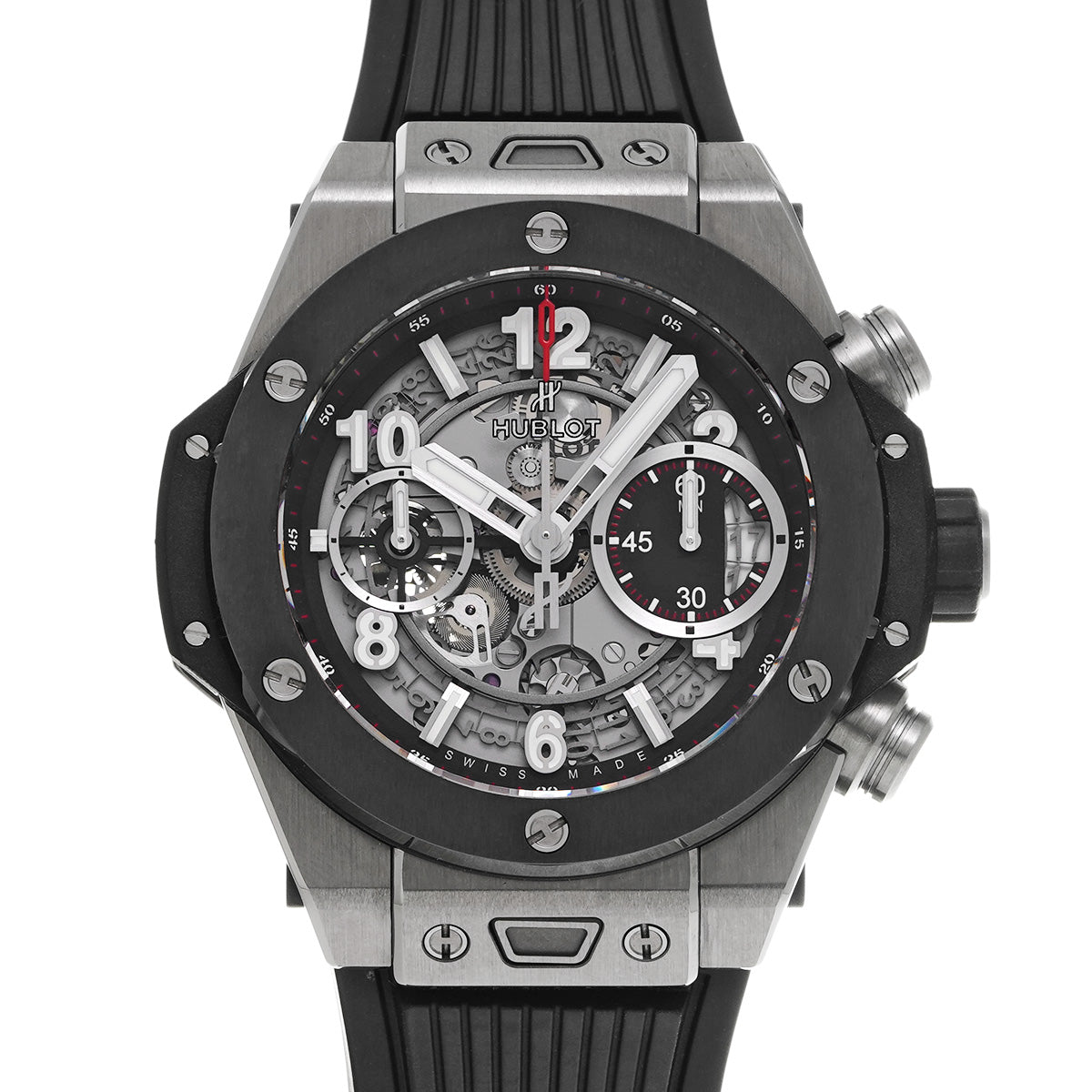 Big Bang Unico Titanium Titanium Ceramic 441.NM.1170.RX Skeleton HUBLOT Men's [Pre-Owned].