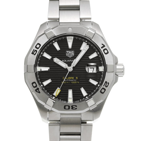 Aquaracer Calibre 5 WAY2010.BA0927 Black TAG HEUER Men's [Pre-Owned].