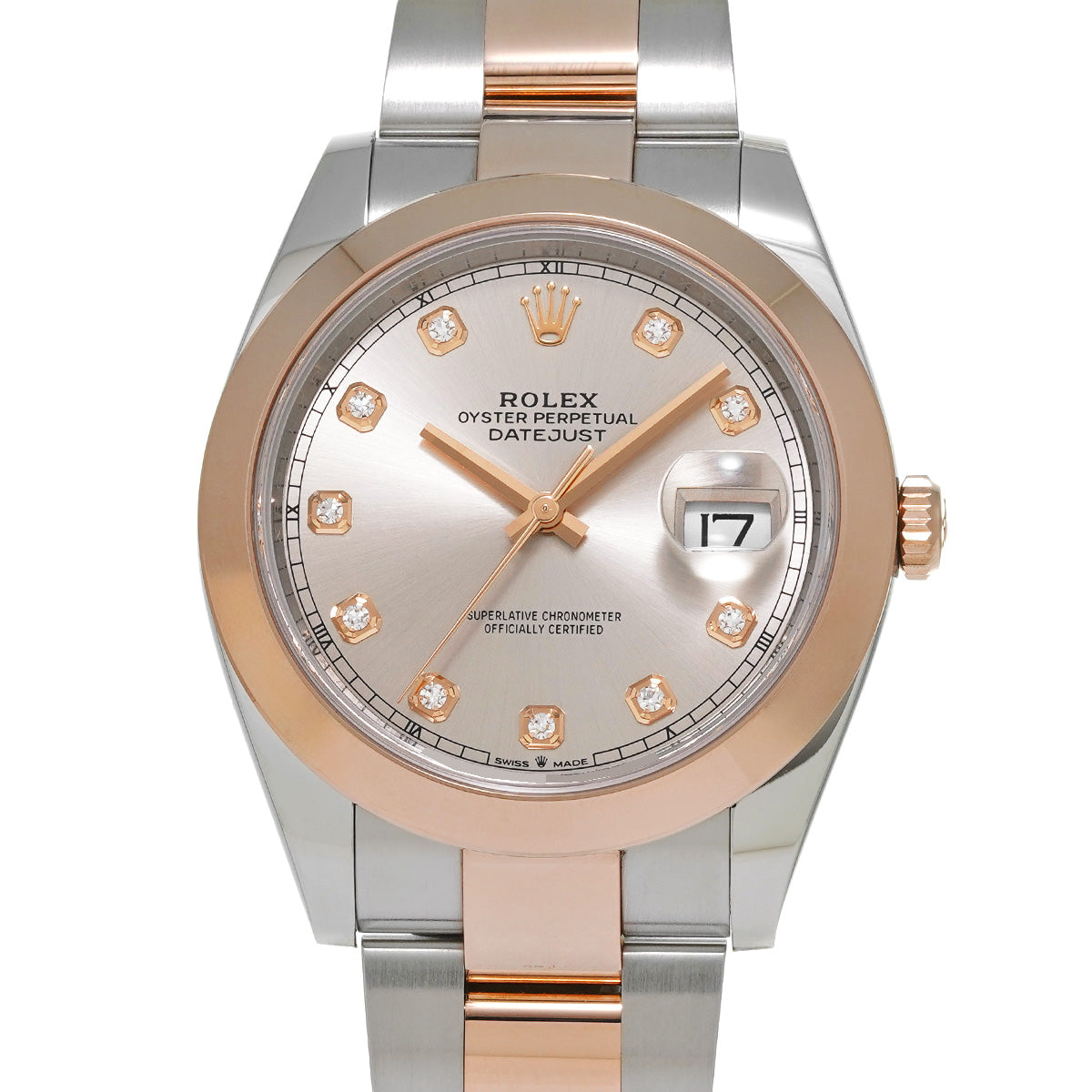 DATE JUST 41 126301G Random Serial Sundust/Diamond ROLEX Men's [Pre-Owned].