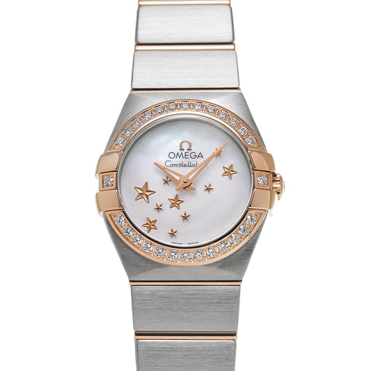 Constellation Quartz 123.25.24.60.05.002 White MOP OMEGA Ladies [New]