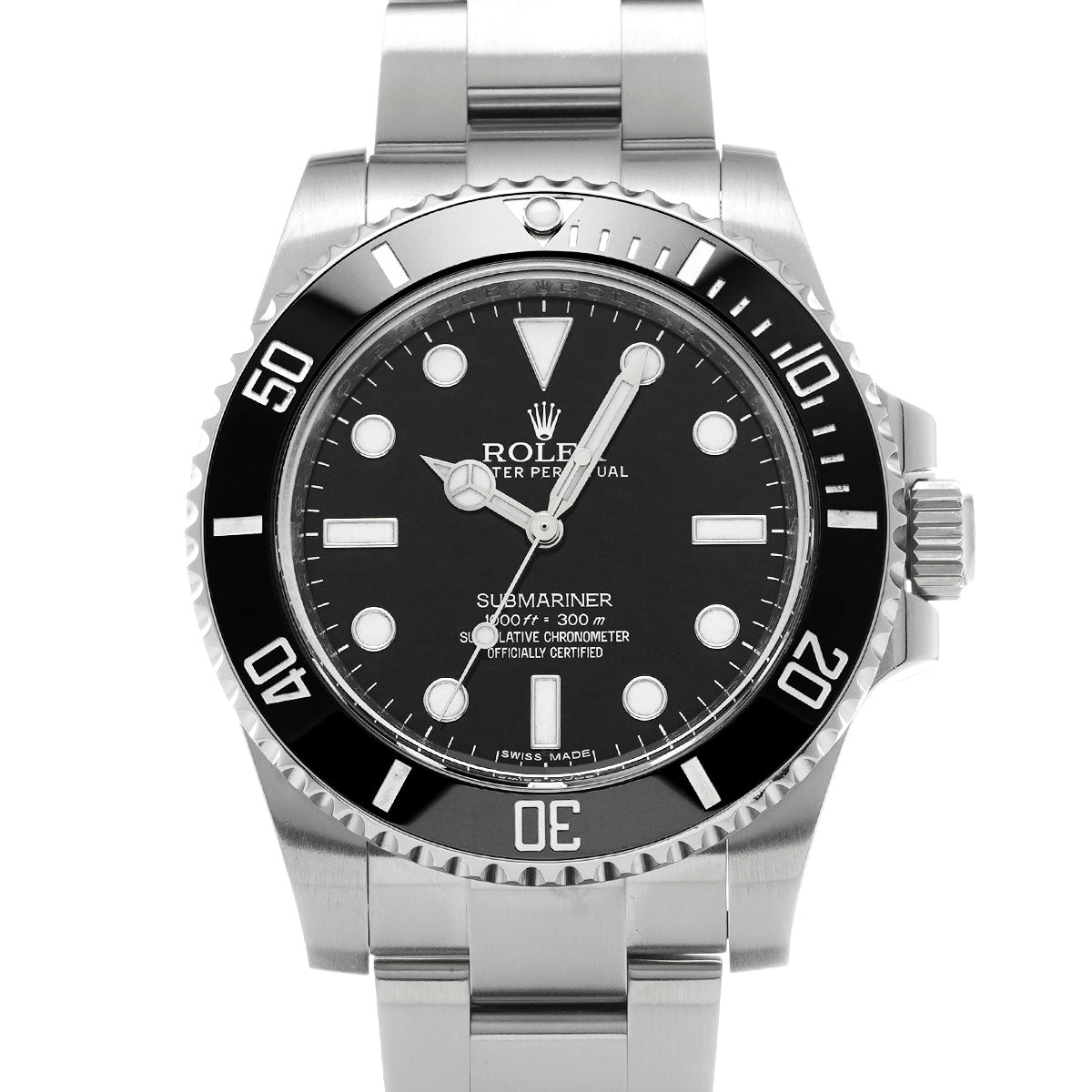 Submariner 114060 Random Serial Black ROLEX Men's [Pre-Owned].