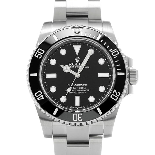 Submariner 114060 Random Serial Black ROLEX Men's [Pre-Owned].