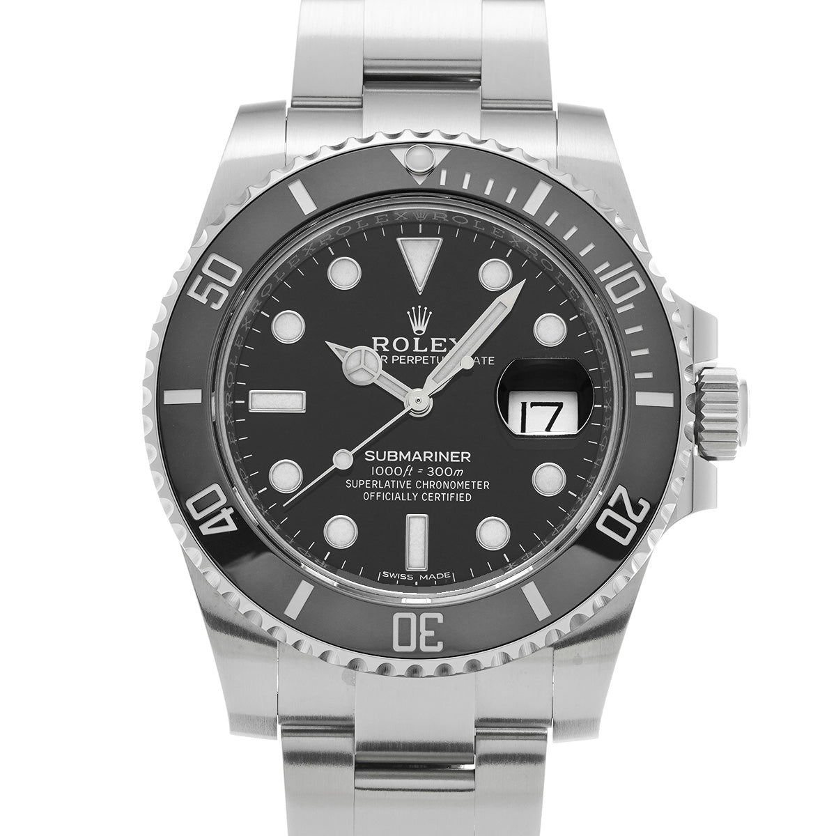 Submariner Date 116610LN Random Serial Black ROLEX Men's [Pre-Owned].