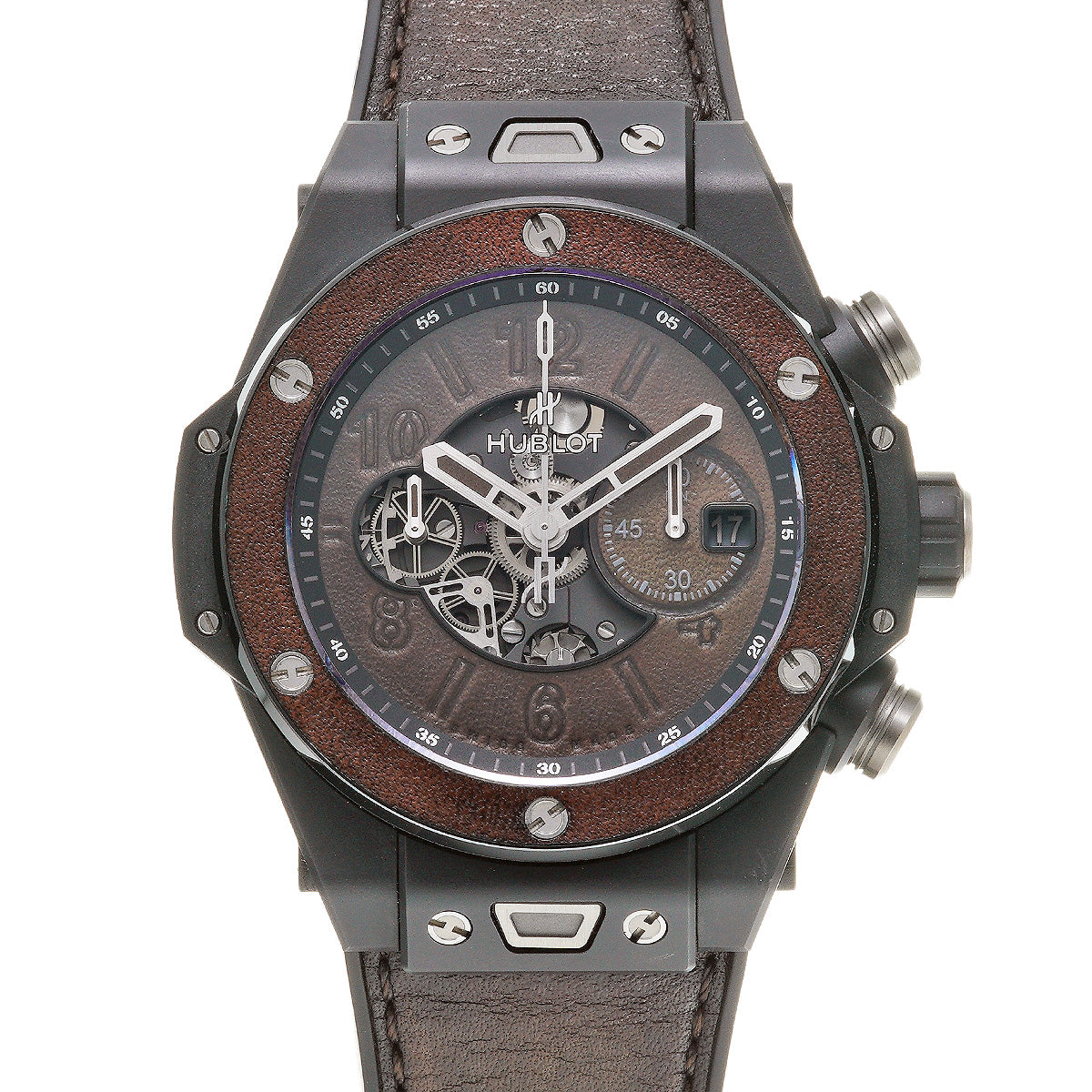 Big Bang Unico Berluti Cold Brown 411.CI.0500.VR.BER20 Brown HUBLOT Men's [Pre-owned].