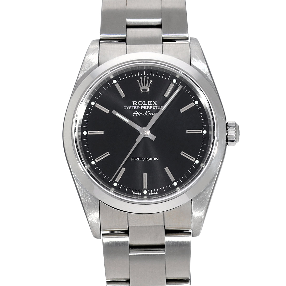 Air-King 14000M F No. (manufactured around 2005) Black ROLEX Men's [Pre-Owned].
