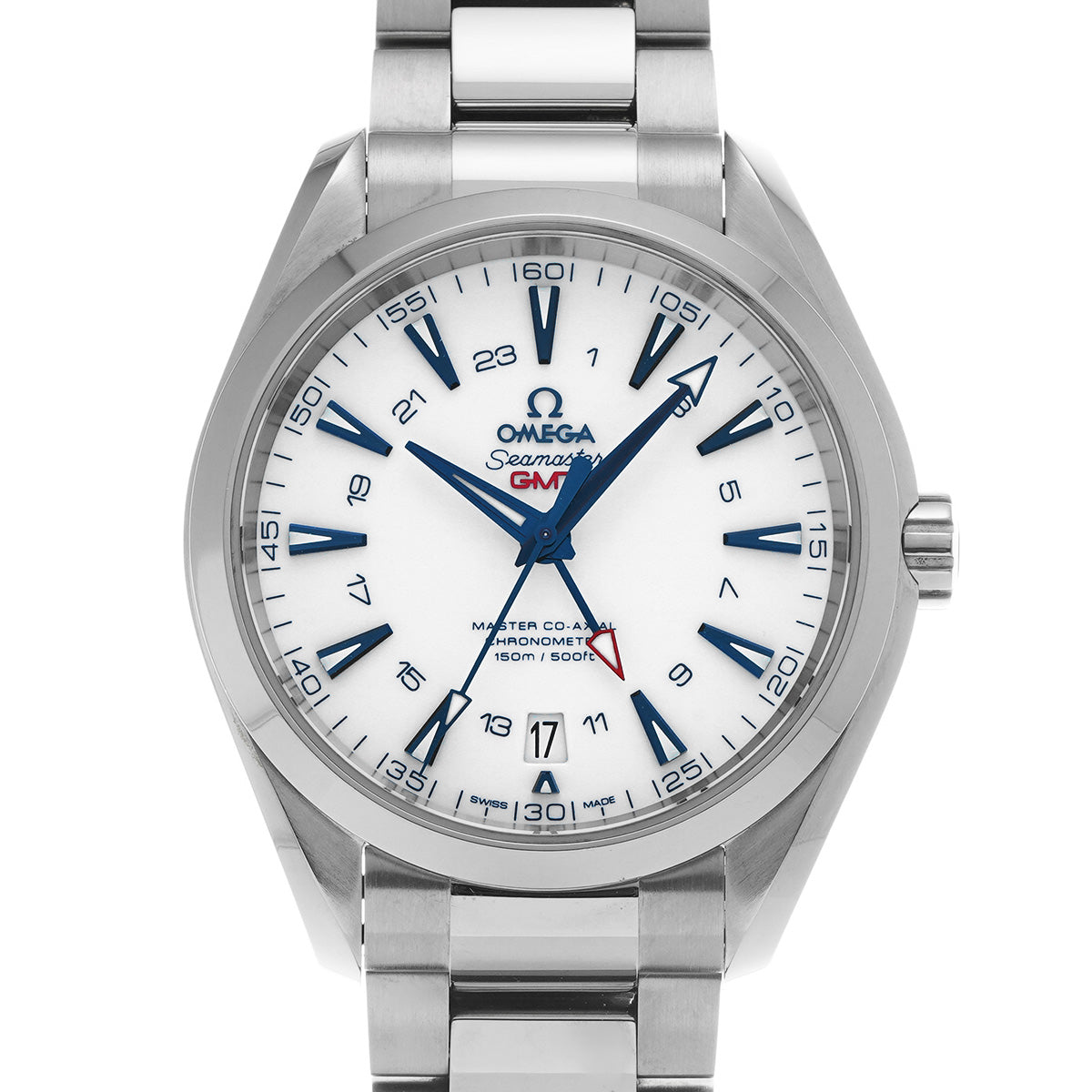 Seamaster Aqua Terra Good Planet Master Co-Axial GMT 231.90.43.22.04.001 White OMEGA Men's [pre-owned]
