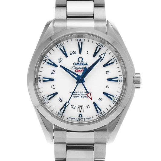 Seamaster Aqua Terra Good Planet Master Co-Axial GMT 231.90.43.22.04.001 White OMEGA Men's [pre-owned]