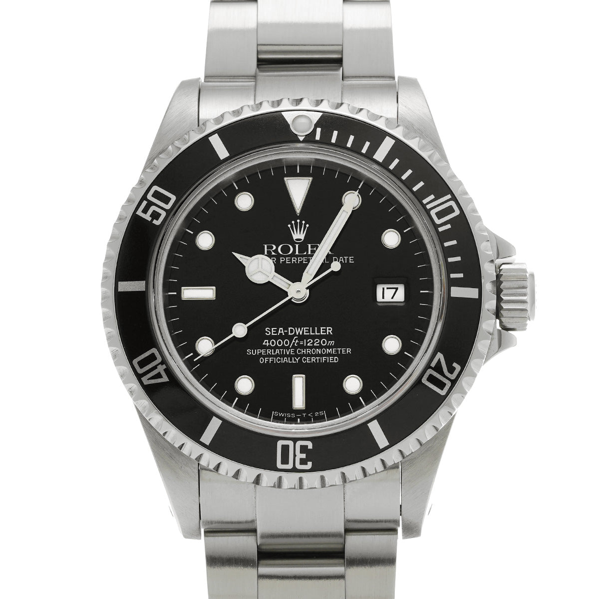 Sea-Dweller 16600 W (manufactured in 1995) Black ROLEX Men's [Pre-Owned].