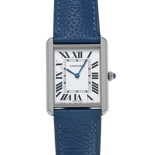 Tank Solo LM WSTA0028 Silver CARTIER Ladies [Pre-owned]