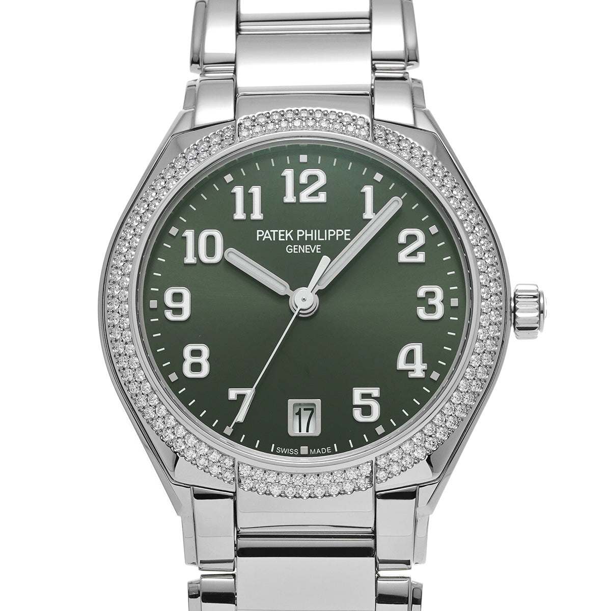 Twenty-4 7300/1200A-011 Olive Green Soleil PATEK PHILIPPE Ladies [Pre-Owned]