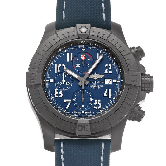 Super Avenger Chronograph 48 Night Mission V13375101C1X1 Blue BREITLING Men's [Pre-Owned].