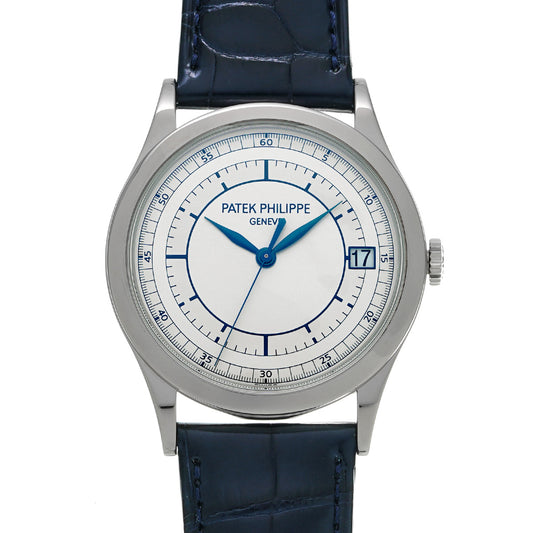 Calatrava 5296G-001 Silver PATEK PHILIPPE Men's [Pre-Owned].