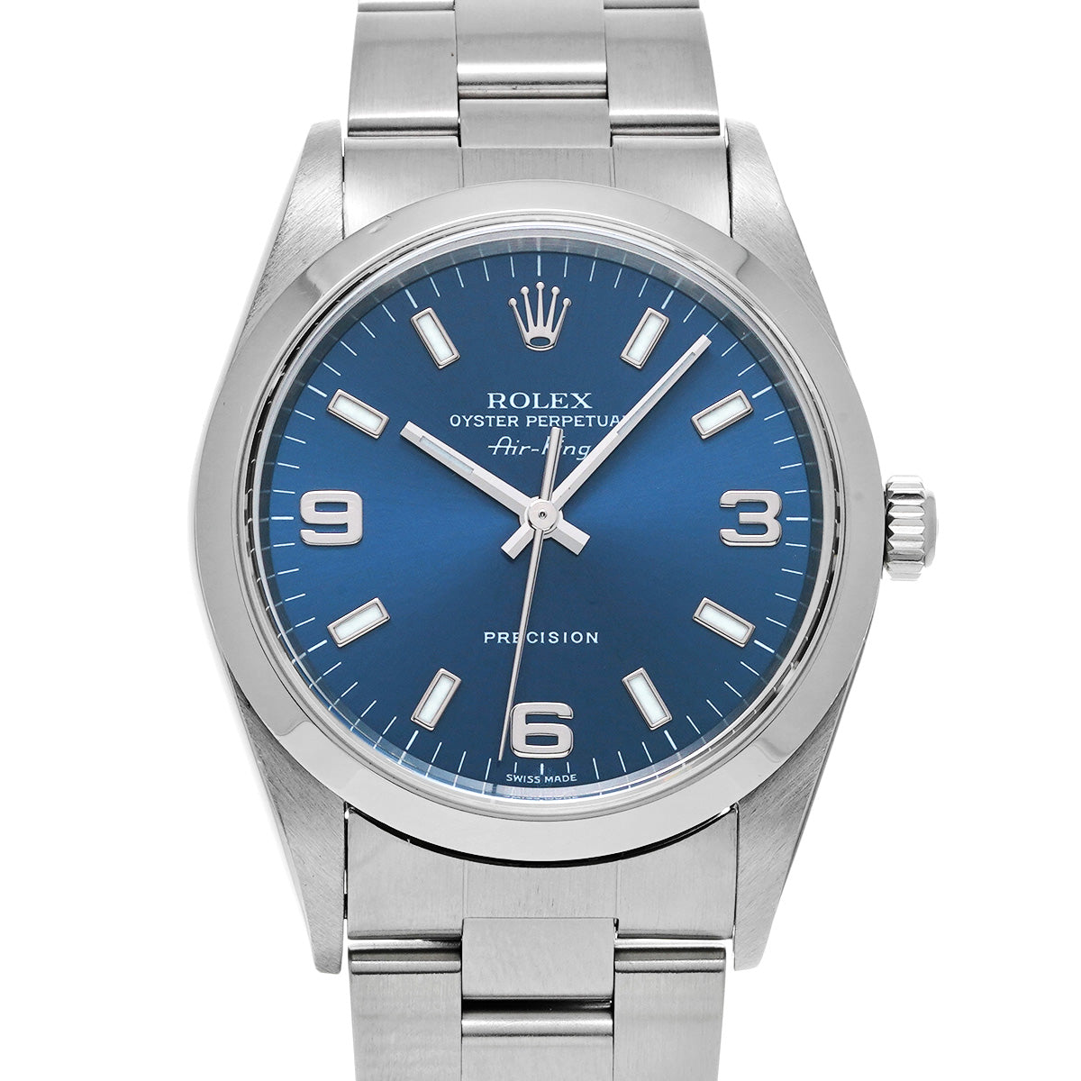 Air-King 14000M P (manufactured circa 2001) Blue ROLEX Men's [Pre-Owned].