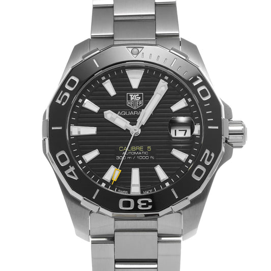 Aquaracer Calibre 5 WAY211A.BA0928 Black TAG HEUER Men's [Pre-Owned].