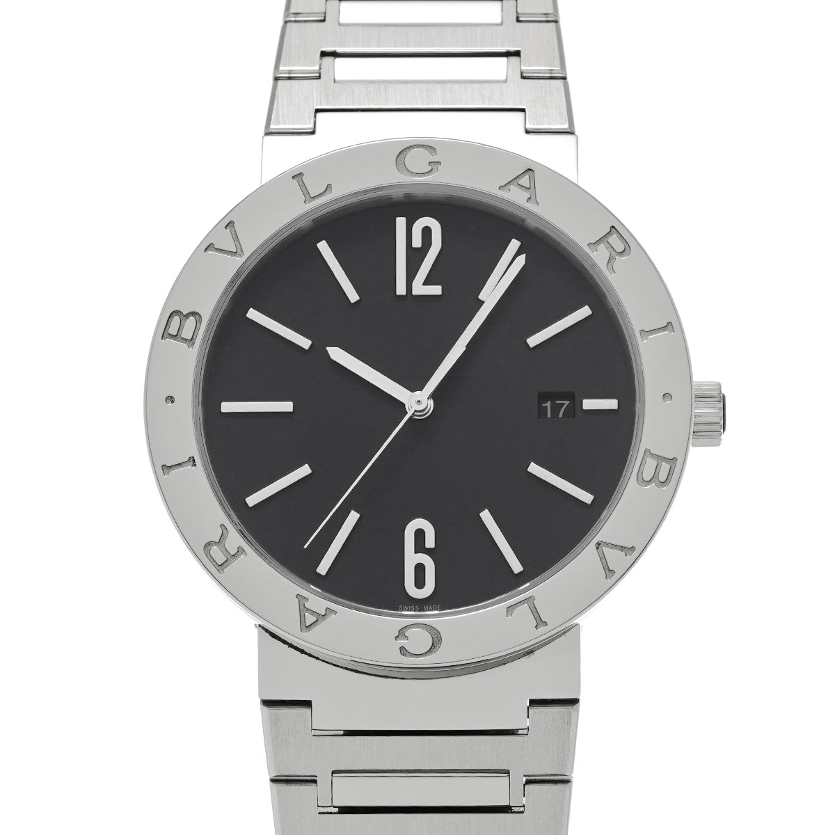 BB41S Bulgari Bulgari Solo Tempo Black BVLGARI Men's [Pre-owned].