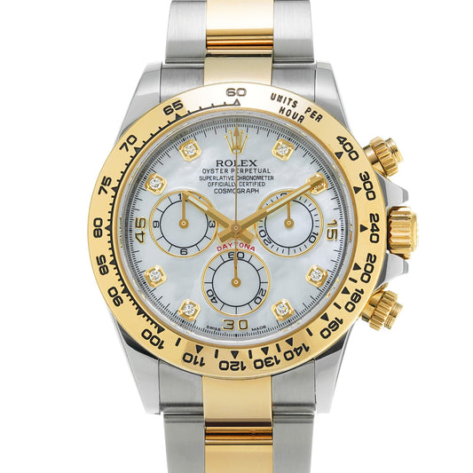 Cosmograph Daytona 116503NG Random Serial White MOP/Diamond ROLEX Men's [Pre-Owned].