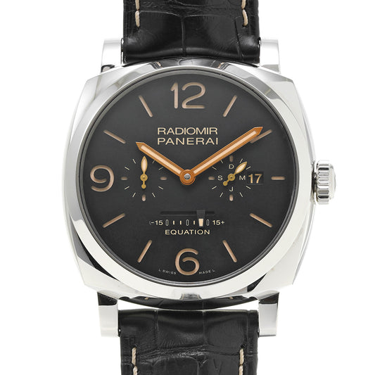 Radiomir 1940 Equation of Time 8 Days Achaio PAM00516 R (manufactured in 2015) Black PANERAI Men's [Pre-Owned].