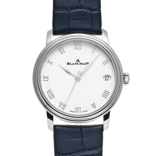 Villeret Ultra Slim 6127-1127-55B White Blancpain Ladies [Pre-owned].