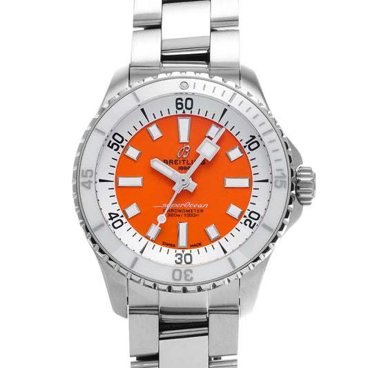 Super Ocean Automatic 36 A17377211O1A1 Orange BREITLING Men's [Pre-Owned].