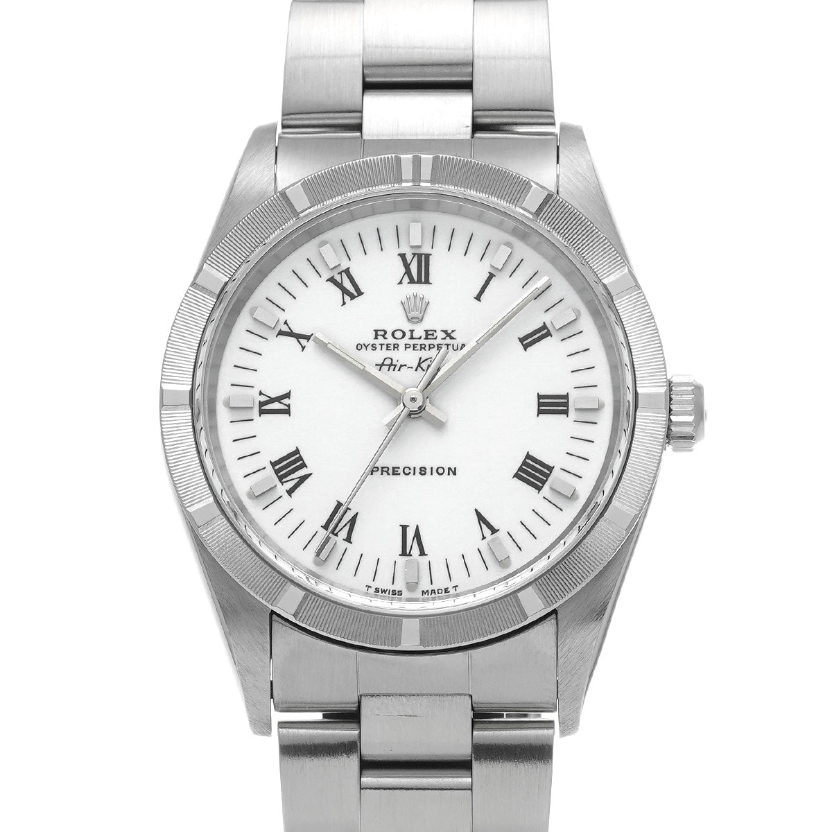 Air-King 14010 W (manufactured around 1995) White ROLEX Men's [Pre-Owned].