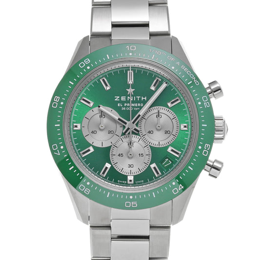 Chronomaster Sport Yoshida Special Edition 03.3108.3600/57.M3100 Green Lacquer/Silver ZENITH Men's [New].