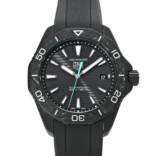 Aquaracer Professional 200 Solar Graph WBP1112.FT6199 Black TAG HEUER Men's [Pre-Owned]