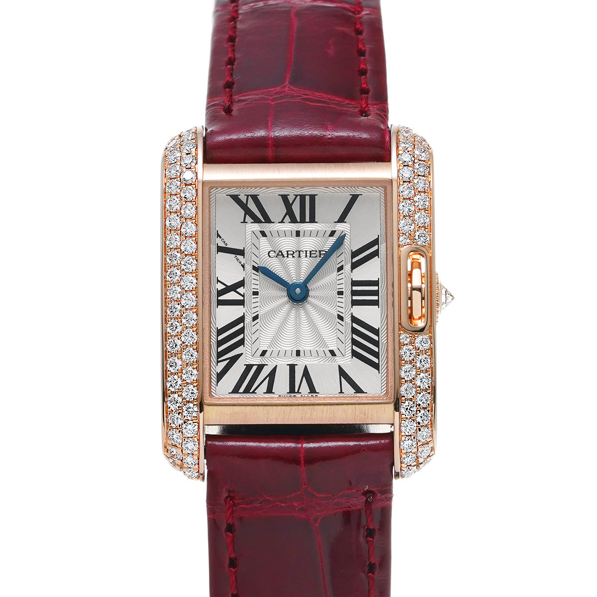 Tank Anglaise SM WT100013 Silver CARTIER Ladies [Pre-owned]