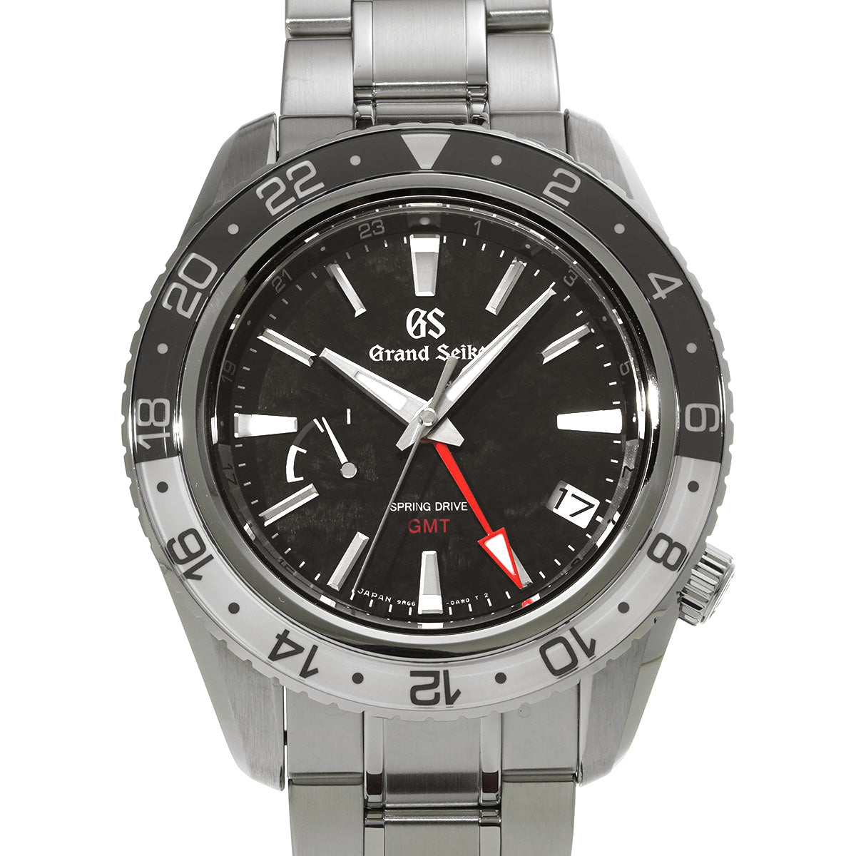 Spring Drive GMT SBGE277 Black Grand Seiko Men's [Pre-Owned].