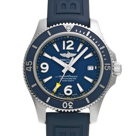 Super Ocean Automatic 42 Japan Edition A173661A1C1A1 Blue BREITLING Men's [Pre-Owned].