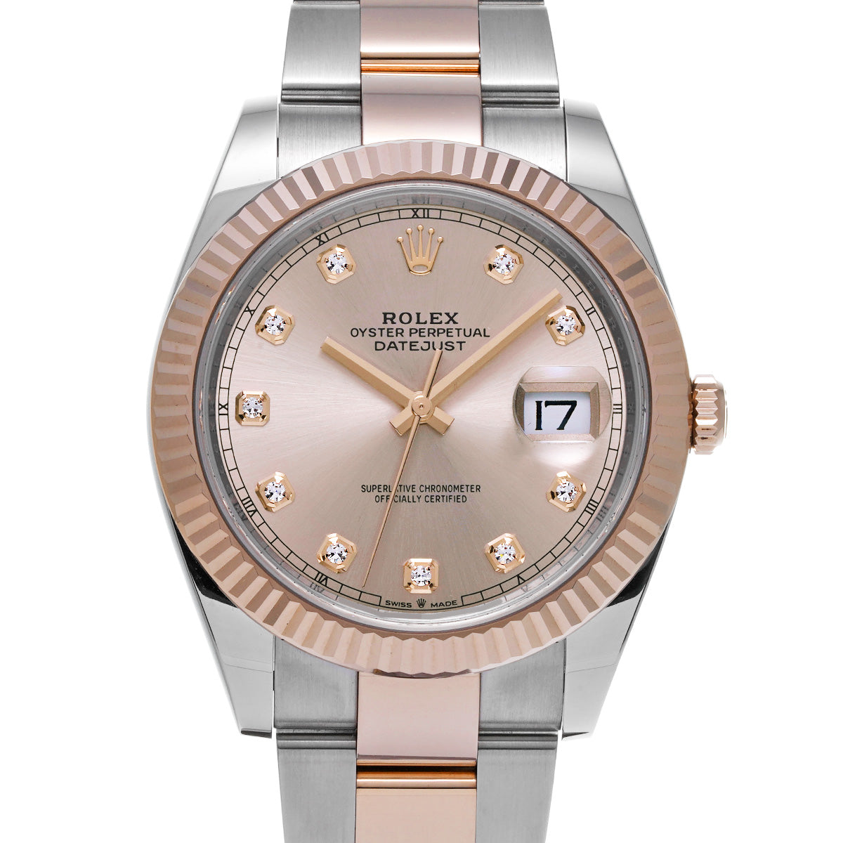 DATE JUST 41 126331G Random Serial Sundust/Diamond ROLEX Men's [Pre-Owned].