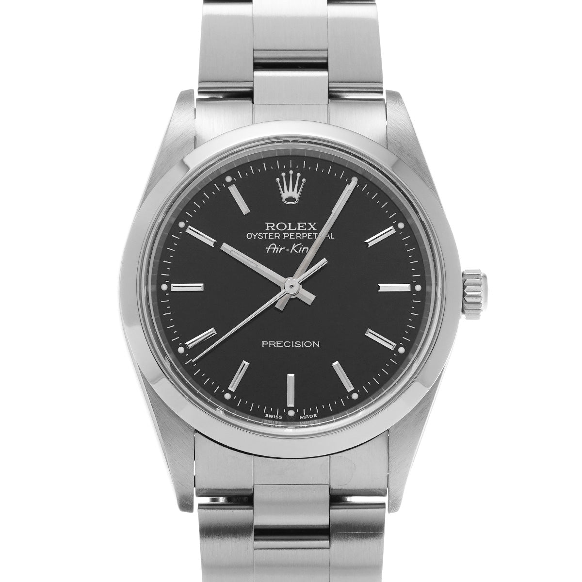 Air-King 14000M K (made around 2002) Black ROLEX Men's [Pre-Owned].