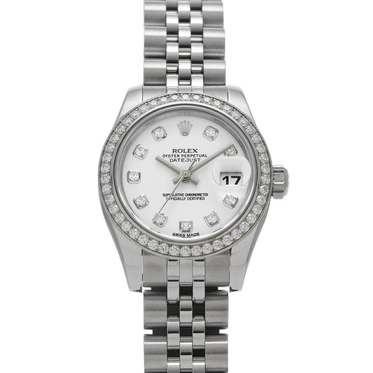 Lady Datejust 26 179384G Random Serial White/Diamond ROLEX Ladies [Pre-Owned].