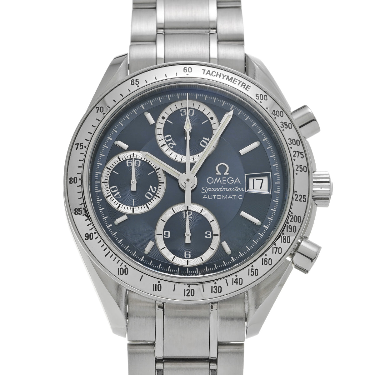 Speedmaster Date Japan Limited 1000 pieces 3513.46 Blue Gray OMEGA Men's [Pre-Owned].