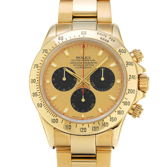Cosmograph Daytona 116528 K (made around 2002) Champagne/Black ROLEX Men's [Pre-Owned].