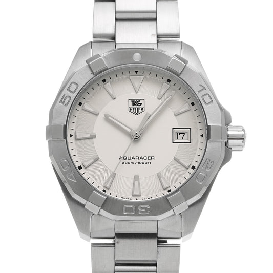 Aquaracer Quartz WAY1111.BA0928 Silver TAG HEUER Men's [Pre-Owned].