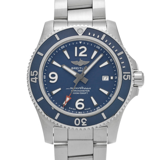 Super Ocean II Automatic 44 A17367D81C1A1 Blue BREITLING Men's [Pre-Owned].